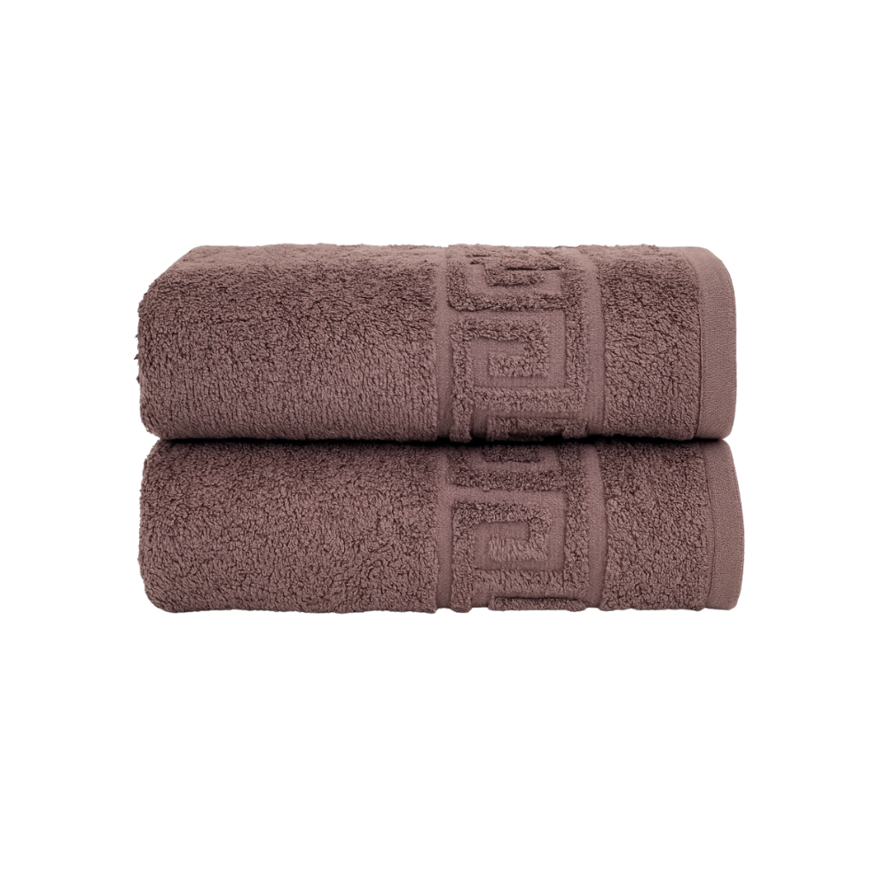 RĘCZNIK KĄPIELOWY GREKO, RÓŻNE ROZMIARY KOLOR CHOCO